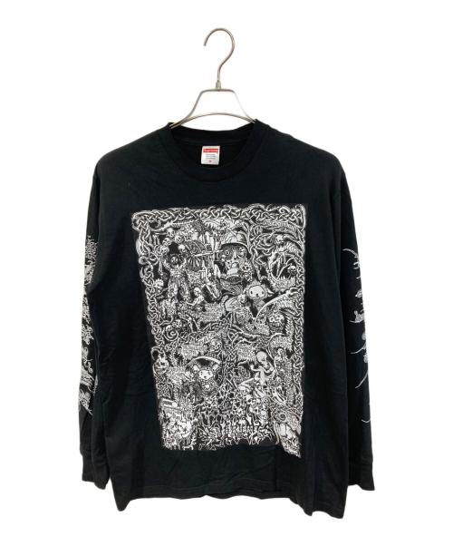 SUPREME（シュプリーム）SUPREME (シュプリーム) Wombat L/S Tee/ウォンバットロングスリーブT ブラック サイズ:SIZE Mの古着・服飾アイテム