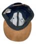中古・古着 Aime Leon Dore (エメレオンドレ) New Era (ニューエラ) スエードキャップ ネイビー×ブラウン：13000円