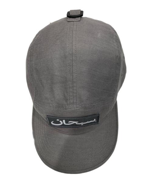 SUPREME（シュプリーム）SUPREME (シュプリーム) Arbic Label Camp Cap/アラビック・レーベル・キャンプ・キャップ グレーの古着・服飾アイテム