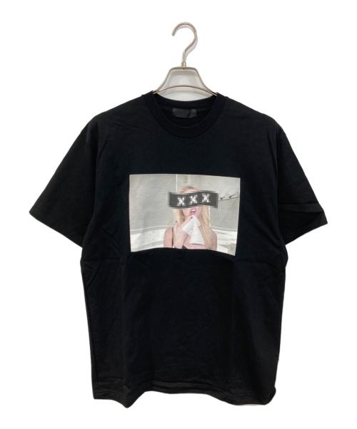 GOD SELECTION XXX（ゴッド セレクション トリプルエックス）GOD SELECTION XXX (ゴッド セレクション トリプルエックス) プリントTシャツ ブラック サイズ:SIZE Lの古着・服飾アイテム