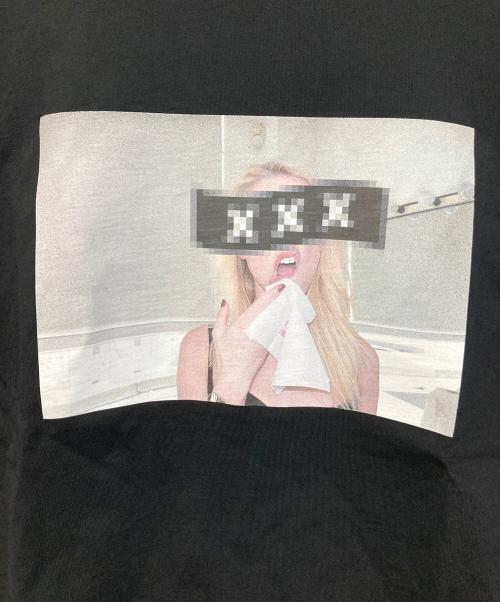 GOD SELECTION XXX（ゴッド セレクション トリプルエックス）GOD SELECTION XXX (ゴッド セレクション トリプルエックス) プリントTシャツ ブラック サイズ:SIZE Lの古着・服飾アイテム
