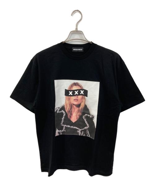 GOD SELECTION XXX（ゴッド セレクション トリプルエックス）GOD SELECTION XXX (ゴッド セレクション トリプルエックス) プリントTシャツ ブラック サイズ:なしの古着・服飾アイテム