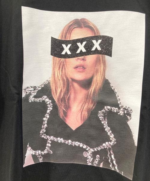 GOD SELECTION XXX（ゴッド セレクション トリプルエックス）GOD SELECTION XXX (ゴッド セレクション トリプルエックス) プリントTシャツ ブラック サイズ:なしの古着・服飾アイテム