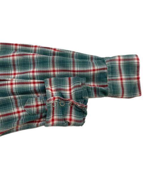 RRL（ダブルアールエル）RRL (ダブルアールエル) ウエスタンシャツ グリーン サイズ:SIZE Sの古着・服飾アイテム