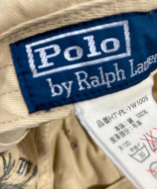 POLO RALPH LAUREN（ポロ・ラルフローレン）POLO RALPH LAUREN (ポロ・ラルフローレン) キャップ ベージュの古着・服飾アイテム