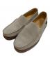 PARABOOT（パラブーツ）の古着「スエードローファー」｜ベージュ