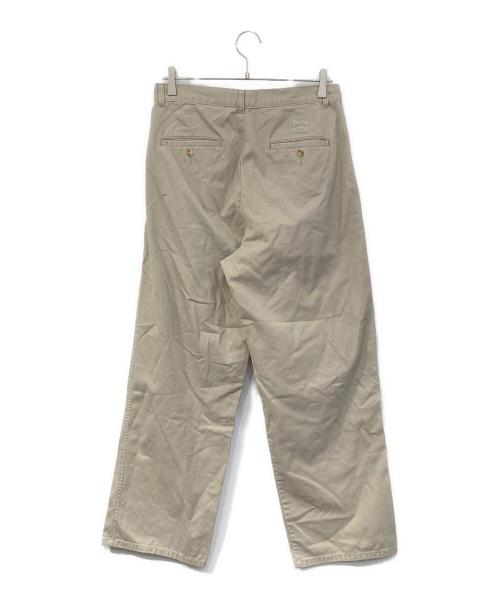 POLO RALPH LAUREN（ポロ・ラルフローレン）POLO RALPH LAUREN (ポロ・ラルフローレン) タックチノパン ベージュ サイズ:表記無しの古着・服飾アイテム