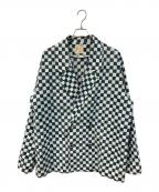 TAKA STUDIOタカスタジオ）の古着「Crosscheck Jacket/クロスチェックジャケット」｜グリーン