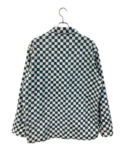 TAKA STUDIO（タカスタジオ）TAKA STUDIO (タカスタジオ) Crosscheck Jacket/クロスチェックジャケット グリーン サイズ:SIZE M・Lの古着・服飾アイテム