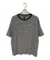 BATONER（バトナ―）の古着「ボーダーリネンTシャツ」｜ブラック
