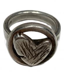 Porter Classic×GROCK LEATHER（ポータークラシック）の古着「SILVER HEART CONCHO RING/シルバー・ハート・コンチョ・リング」｜シルバー