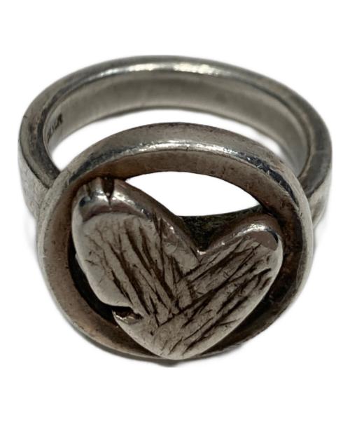 Porter Classic（ポータークラシック）Porter Classic (ポータークラシック) GROCK LEATHER SILVER HEART CONCHO RING/シルバー・ハート・コンチョ・リング シルバー サイズ:22号の古着・服飾アイテム