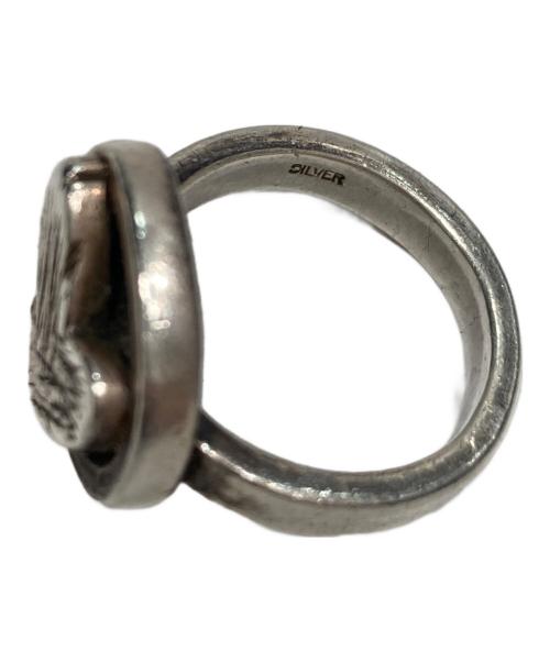 Porter Classic（ポータークラシック）Porter Classic (ポータークラシック) GROCK LEATHER SILVER HEART CONCHO RING/シルバー・ハート・コンチョ・リング シルバー サイズ:22号の古着・服飾アイテム