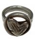 Porter Classic（ポータークラシック）の古着「SILVER HEART CONCHO RING/シルバー・ハート・コンチョ・リング」｜シルバー