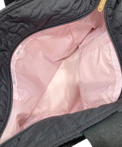 LeSportsac（レスポートサック）LeSportsac (レスポートサック) パフィーブロッサムズ2WAYバッグ ブラックの古着・服飾アイテム