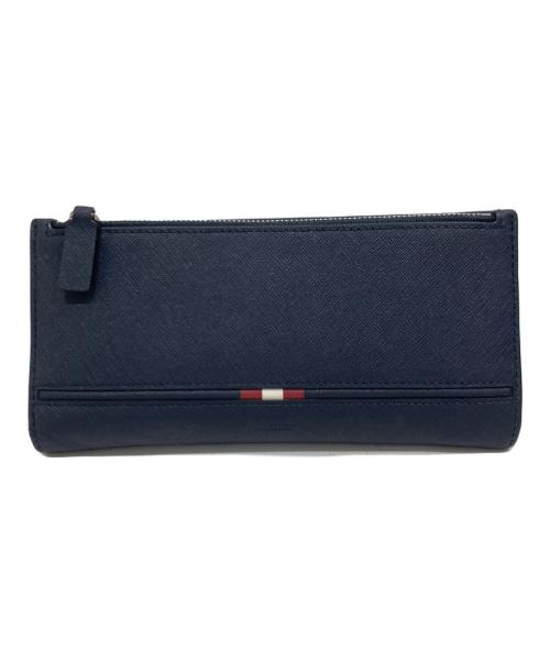 BALLY（バリー）BALLY (バリー) 2つ折り長財布 ネイビーの古着・服飾アイテム