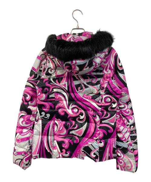 Emilio Pucci（エミリオ プッチ）Emilio Pucci (エミリオ プッチ) ダウンジャケット ピンク サイズ:36の古着・服飾アイテム