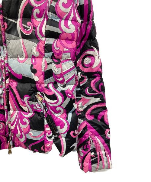Emilio Pucci（エミリオ プッチ）Emilio Pucci (エミリオ プッチ) ダウンジャケット ピンク サイズ:36の古着・服飾アイテム