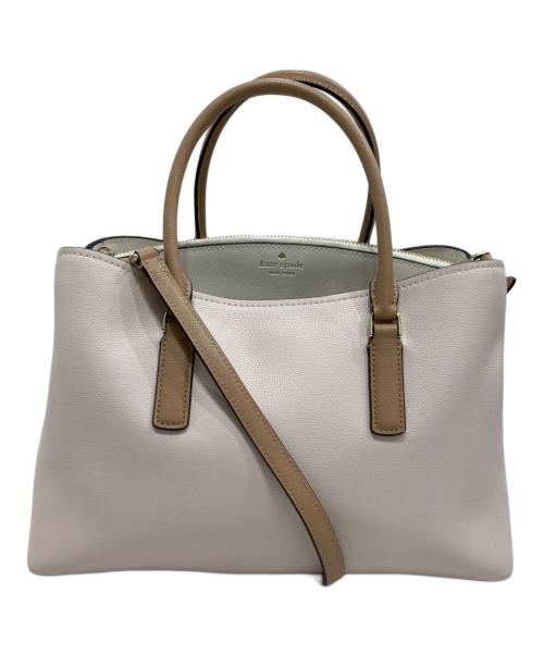 Kate Spade（ケイトスペード）Kate Spade (ケイトスペード) トンプソンストリートミディアム サッチェル ピンクの古着・服飾アイテム