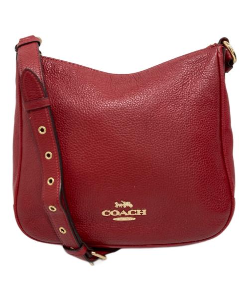 COACH（コーチ）COACH (コーチ) エリー ファイル バッグ レッドの古着・服飾アイテム