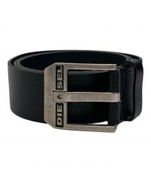 DIESEL（ディーゼル）の古着「ロゴベルト」｜ブラック