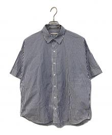Plage（プラージュ）の古着「Roll Up Cuffs シャツ/ロール・アップ・カフス　シャツ」｜ネイビー