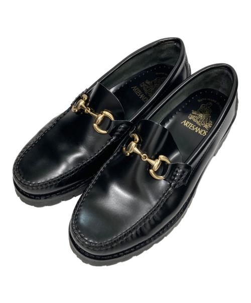 ARTESANOS（アルテサノス）ARTESANOS (アルテサノス) ビットローファー ブラック サイズ:SIZE 39の古着・服飾アイテム