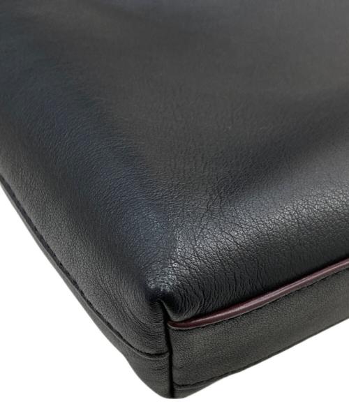 COACH（コーチ）COACH (コーチ) Rivington Messenger レザーショルダーバッグ/リヴィントン・メッセンジャーレザーショルダーバッグ ブラックの古着・服飾アイテム