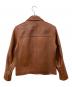 COACH (コーチ) カーフレザージャケット ブラウン サイズ:SIZE XS：20000円