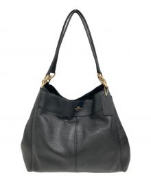 COACH（コーチ）の古着「ペブルドレザートートバッグ」｜ブラック
