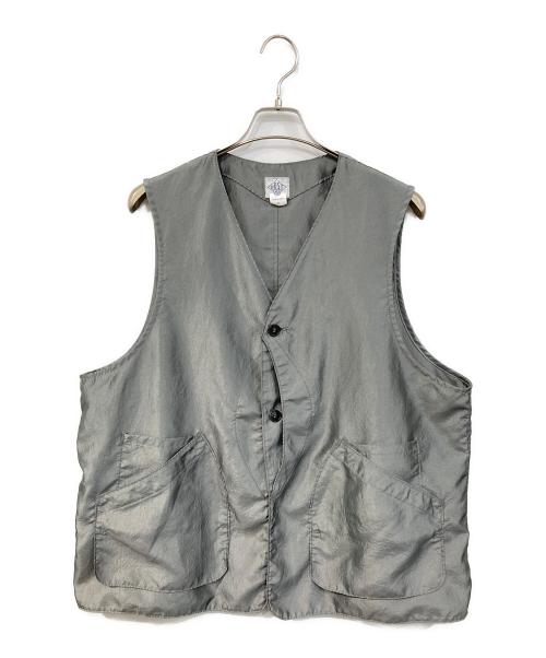 POST O'ALLS（ポストオーバーオールズ）POST O'ALLS (ポストオーバーオールズ) DEE Vest 2/ディー・ベスト・ツゥー グレー サイズ:SIZE XLの古着・服飾アイテム