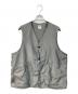 POST O'ALLS（ポストオーバーオールズ）の古着「DEE Vest 2/ディー・ベスト・ツゥー」｜グレー