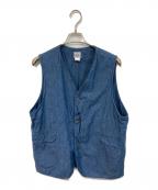 POST O'ALLSポストオーバーオールズ）の古着「Royal Traveler”vintage sheeting chambray」｜インディゴ