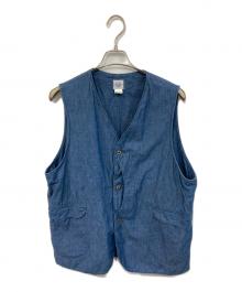 POST O'ALLS（ポストオーバーオールズ）の古着「Royal Traveler”vintage sheeting chambray」｜インディゴ