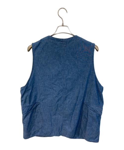 POST O'ALLS（ポストオーバーオールズ）POST O'ALLS (ポストオーバーオールズ) Royal Traveler”vintage sheeting chambray インディゴ サイズ:SIZE Lの古着・服飾アイテム