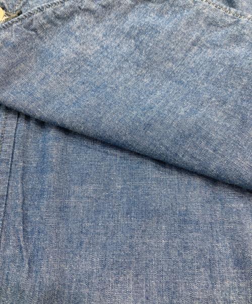 POST O'ALLS（ポストオーバーオールズ）POST O'ALLS (ポストオーバーオールズ) Royal Traveler”vintage sheeting chambray インディゴ サイズ:SIZE Lの古着・服飾アイテム