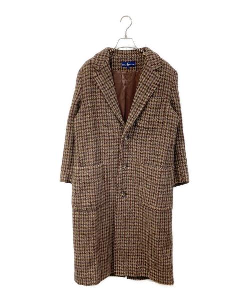 RALPH LAUREN（ラルフローレン）RALPH LAUREN (ラルフローレン) 千鳥柄ウールコート ブラウン サイズ:SIZE 7の古着・服飾アイテム