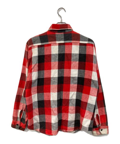 FIVE BROTHER（ファイブブラザー）FIVE BROTHER (ファイブブラザー) チェックネルシャツ レッド サイズ:SIZE Lの古着・服飾アイテム