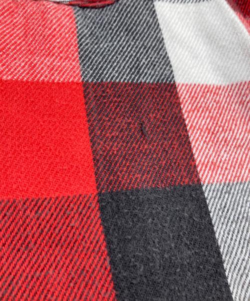 FIVE BROTHER（ファイブブラザー）FIVE BROTHER (ファイブブラザー) チェックネルシャツ レッド サイズ:SIZE Lの古着・服飾アイテム