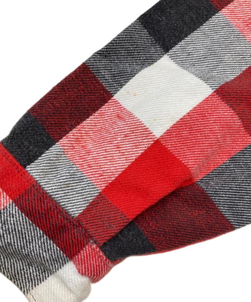 FIVE BROTHER（ファイブブラザー）FIVE BROTHER (ファイブブラザー) チェックネルシャツ レッド サイズ:SIZE Lの古着・服飾アイテム