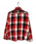 FIVE BROTHER (ファイブブラザー) チェックネルシャツ レッド サイズ:SIZE L：6000円