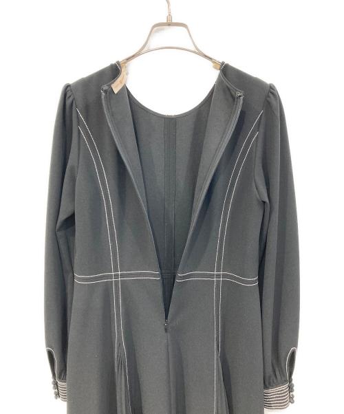 TORY BURCH（トリーバーチ）TORY BURCH (トリーバーチ) ステッチワンピース ブラック サイズ:SIZE Sの古着・服飾アイテム