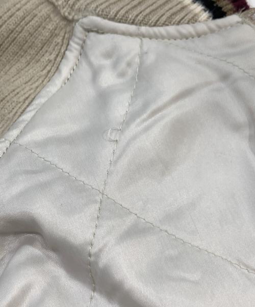BURBERRY BLACK LABEL（バーバリーブラックレーベル）BURBERRY BLACK LABEL (バーバリーブラックレーベル) ニット切替ブルゾン ベージュ サイズ:SIZE 2の古着・服飾アイテム