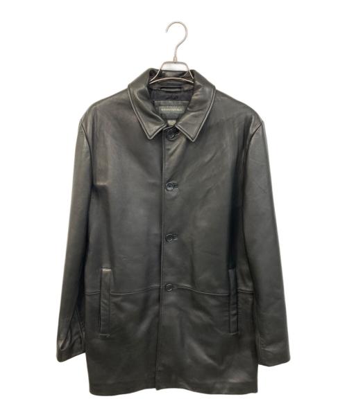 BANANA REPUBLIC（バナナリパブリック）BANANA REPUBLIC (バナナリパブリック) レザーコート ブラック サイズ:SIZE Mの古着・服飾アイテム