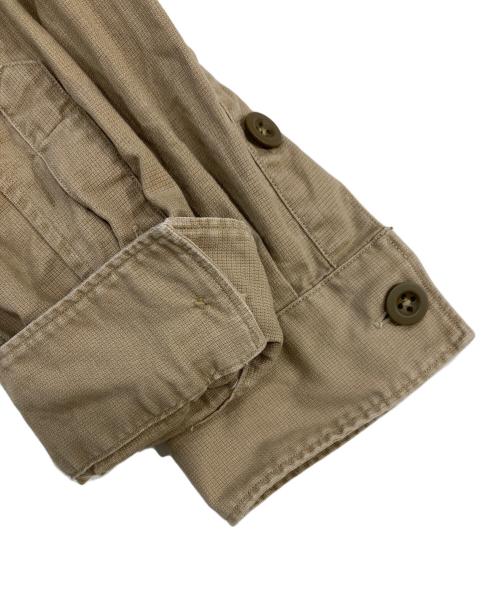 POLO RALPH LAUREN（ポロ・ラルフローレン）POLO RALPH LAUREN (ポロ・ラルフローレン) Dobby Utility Overshirt/ドビー・ユーティリティ・オーバーシャツ ベージュ サイズ:SIZE Mの古着・服飾アイテム