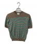 PEMBRIDGE SHEPHERD（ペンブリッジ シェパード）の古着「ボーダーニットTシャツ」｜ブラウン