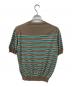 PEMBRIDGE SHEPHERD (ペンブリッジ シェパード) ボーダーニットTシャツ ブラウン サイズ:SIZE L：5000円