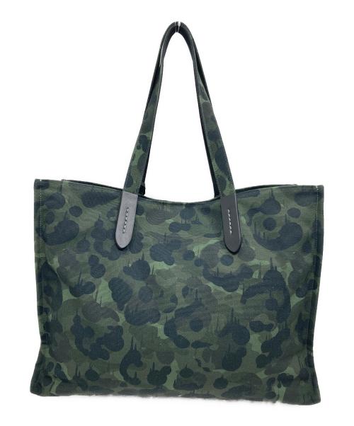 COACH（コーチ）COACH (コーチ) トート・カモ プリント アンド レキシー グリーンの古着・服飾アイテム