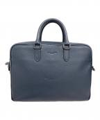 COACHコーチ）の古着「Gotham Leather Briefcase/ゴッサム・レザー・ブリーフケース」｜ネイビー