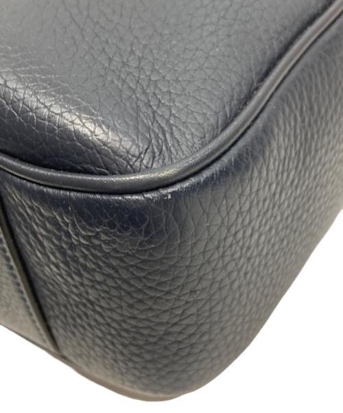 COACH（コーチ）COACH (コーチ) Gotham Leather Briefcase/ゴッサム・レザー・ブリーフケース ネイビーの古着・服飾アイテム